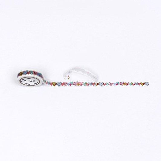 Bande Transfer Masking Tape Heart — roll front