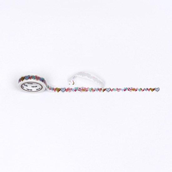 Bande Transfer Masking Tape Heart — roll front