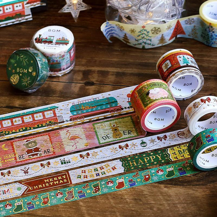 BGM Christmas Limited Message Masking Tape
