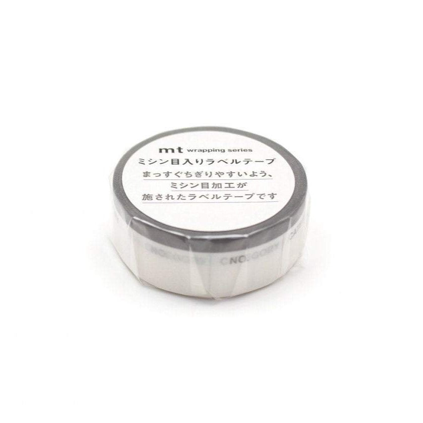 mt Perforated Label Tape — Number & Category — pattern detail