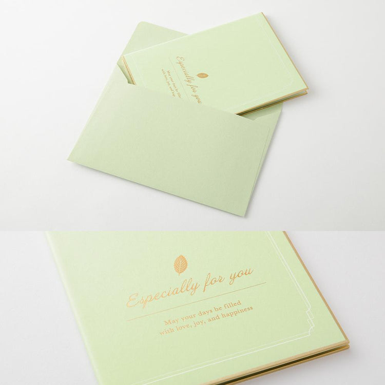 Midori Folded Signature Board <B6> — Tree — angle view