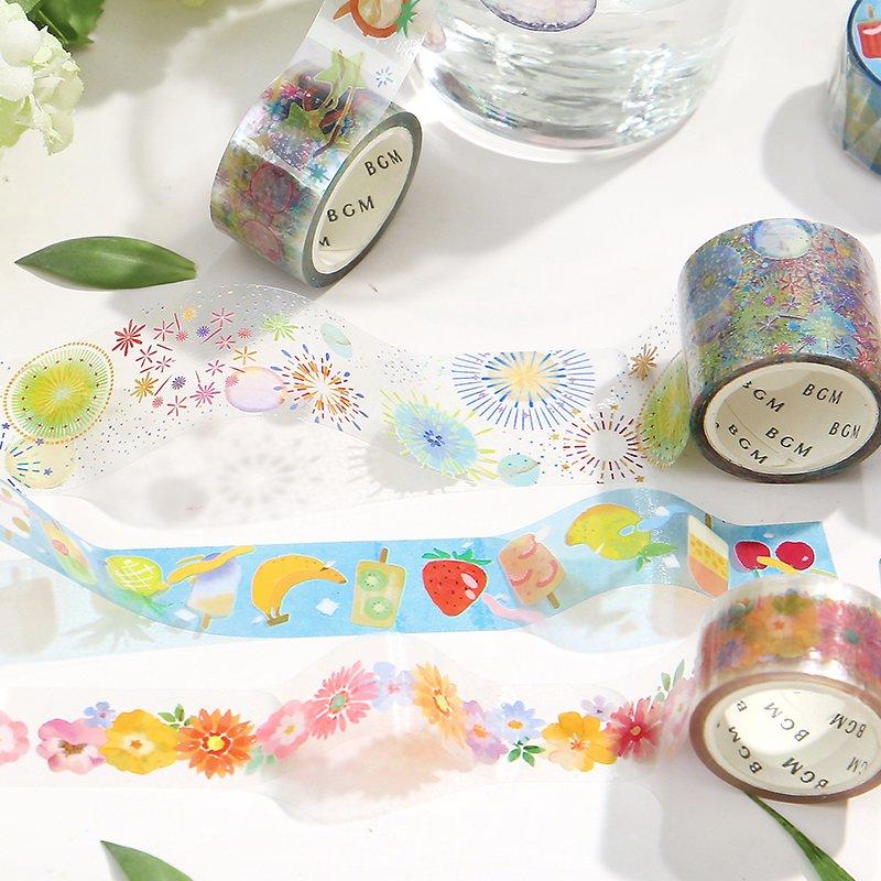 BGM Clear Tape — Hydrangea — colour close-up
