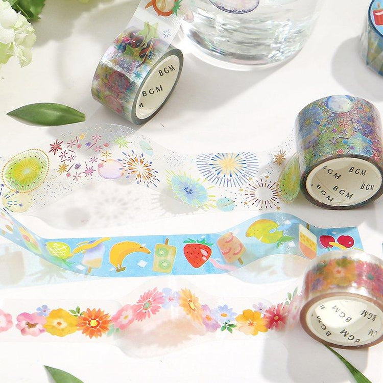 BGM Clear Tape — Hydrangea — colour close-up