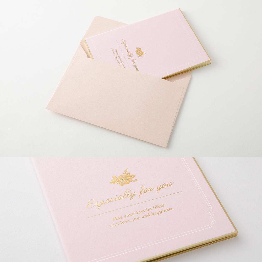 Midori Folded Signature Board <B6> — Wreath — angle view