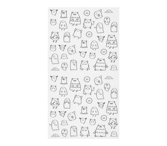 Midori Notebook Sticker — Talking Monsters — sticker detail