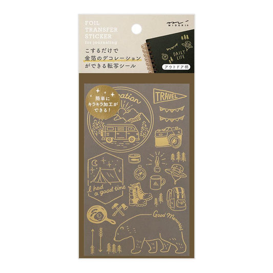 Midori Foil Transfer Sticker — Outdoor — sheet front