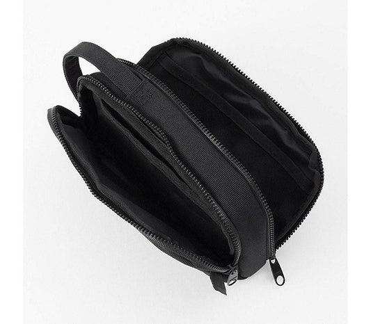 Midori 2 Way Pouch Cordura — Black — detail view