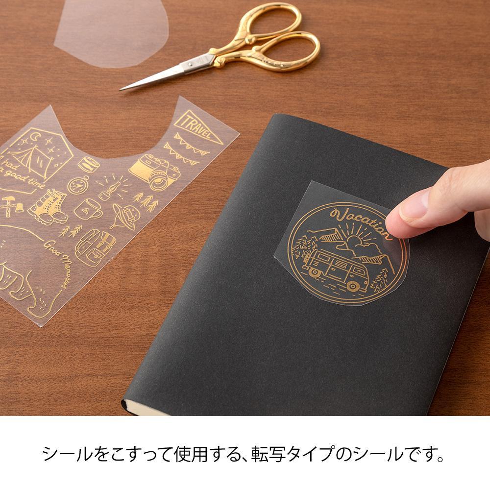 Midori Foil Transfer Sticker — Outdoor — close-up