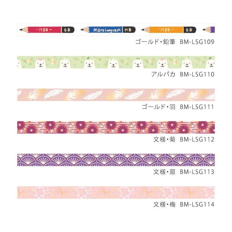 BGM Pattern / Plum Washi Tape