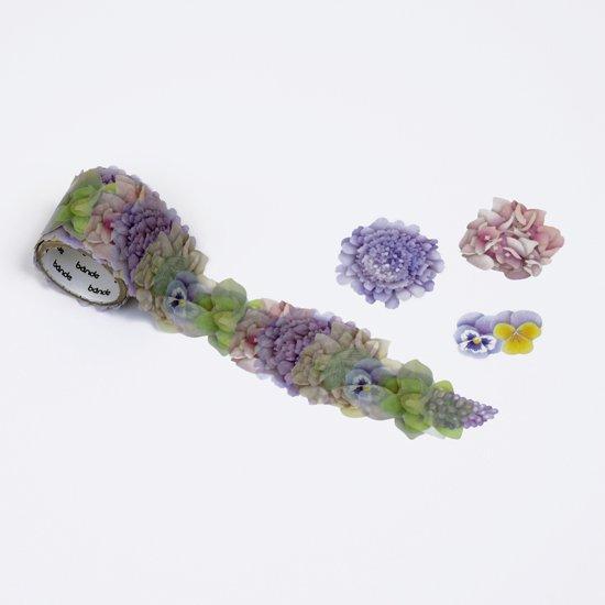 Bande Washi Roll Sticker Scabiosa Bouquet — sheet front