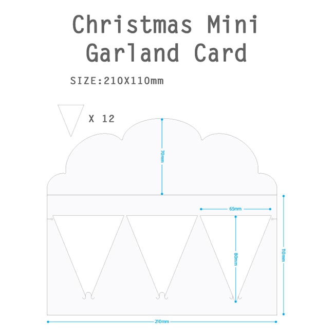 D'Won Bunting — Gold Christmas — with packaging
