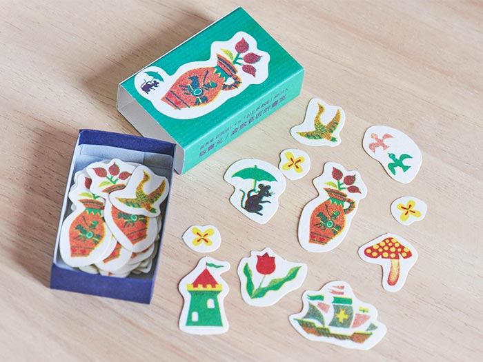 Classiky x Yonagado Fairyland Matchbox Small Sticker — sheet front