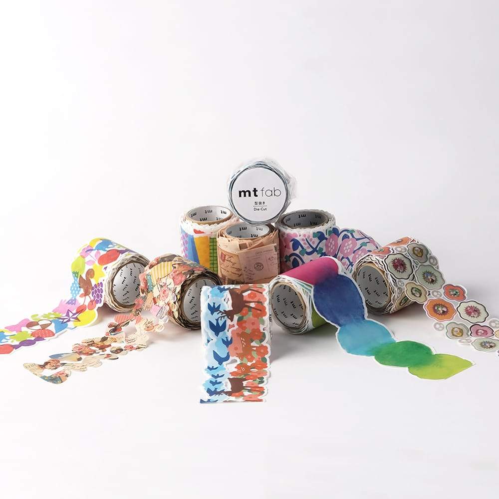 mt Fab Washi Tape — Stamps — rolled out on paper