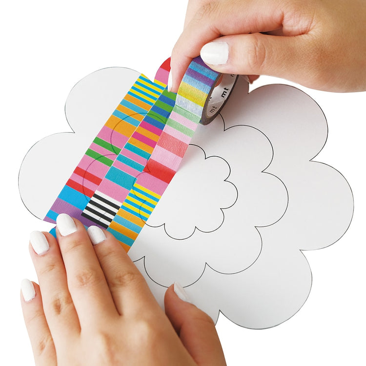 mt x Kapitza Washi Tape — Candy Stripe — with packaging