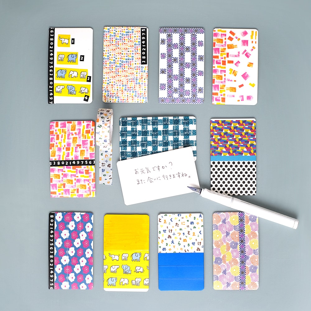 mt x SOU・SOU Washi Tape — Zou — with packaging