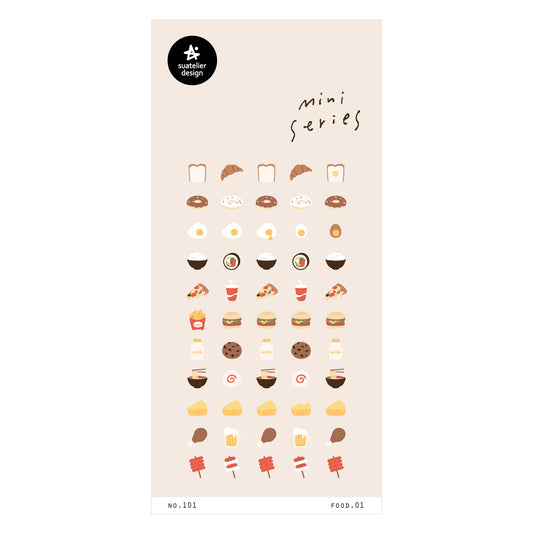 Suatelier Sticker — Food.01 — sheet front