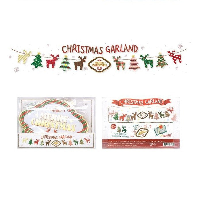 D'Won Bunting — Merry Christmas With Reindeers — detail view