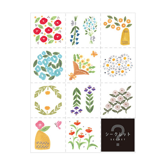 Hitotoki Large Size Sticker Bouquet — sheet front