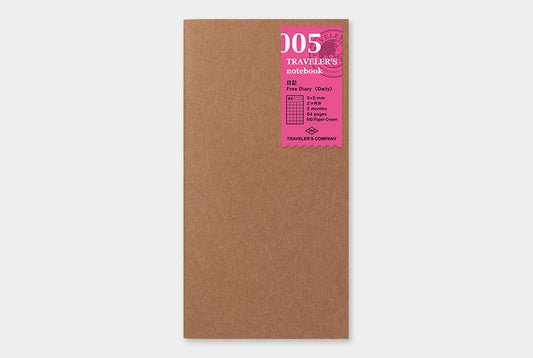 Traveler's Notebook Refill 002 (Regular Size) - Grid — front view