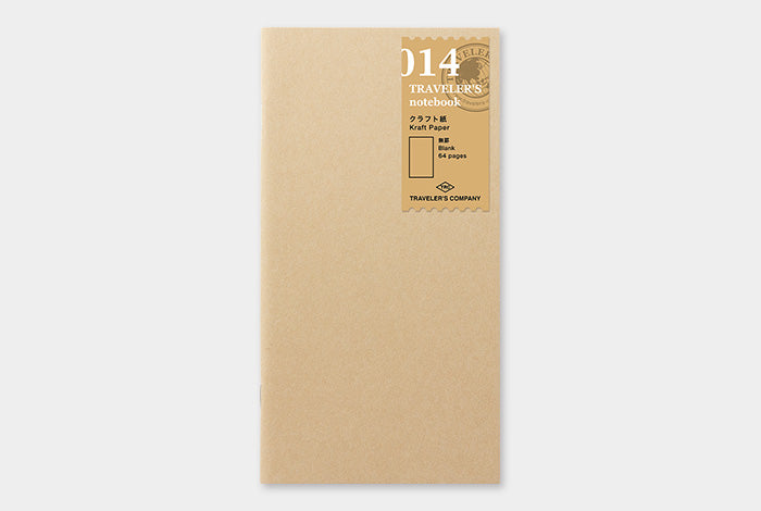 Traveler&#39;s Notebook Refill 014 (Regular Size) - Kraft Paper | Washi Wednesday