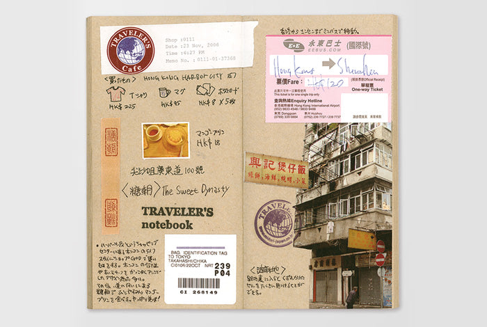 Traveler&#39;s Notebook Refill 014 (Regular Size) - Kraft Paper | Washi Wednesday