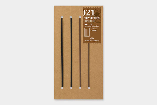 Traveler's Notebook Refill 021 (Regular Size) — Connecting Rubber Band — front view