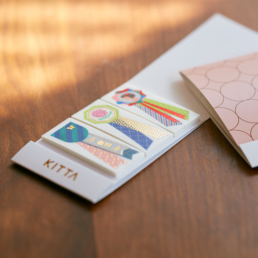 KITTA Washi Tape — Limited Rosset — pattern detail
