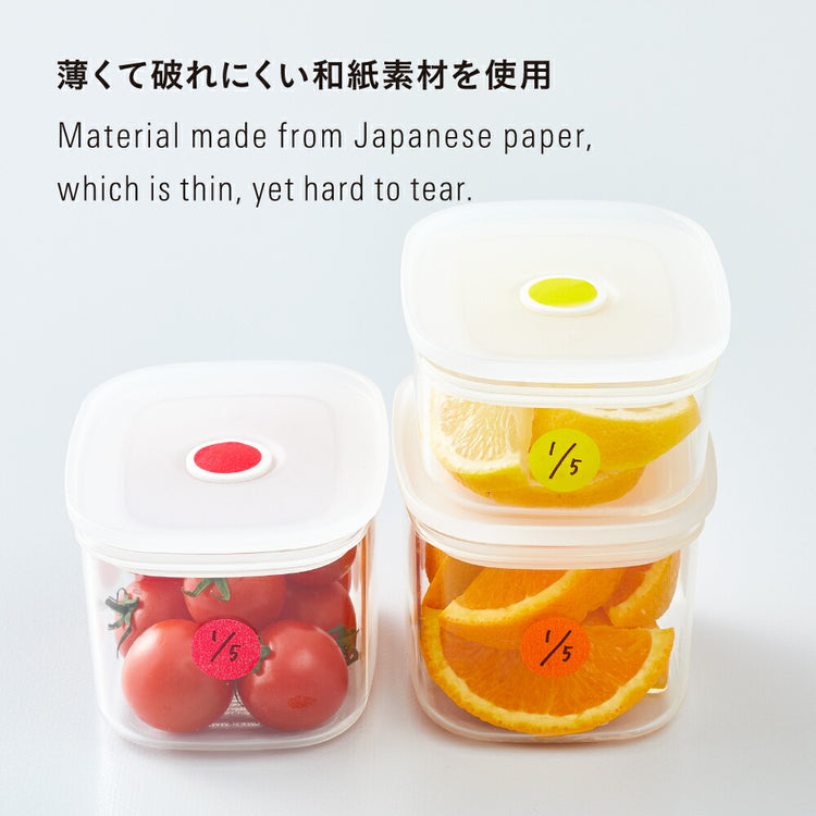 Stalogy Circular Masking Tape Patches — rolled out on paper