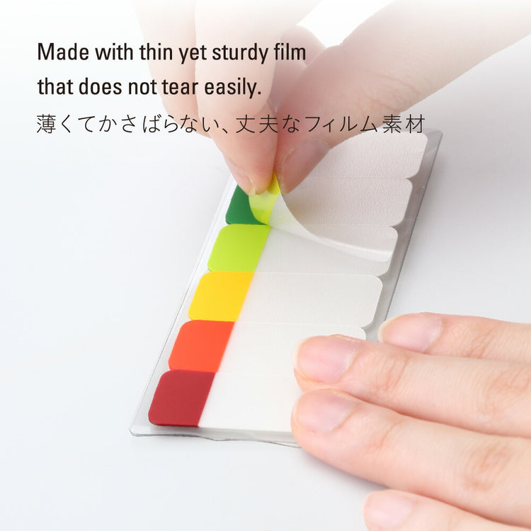 Stalogy Short Sticky Notes 6 Colors B — flat lay