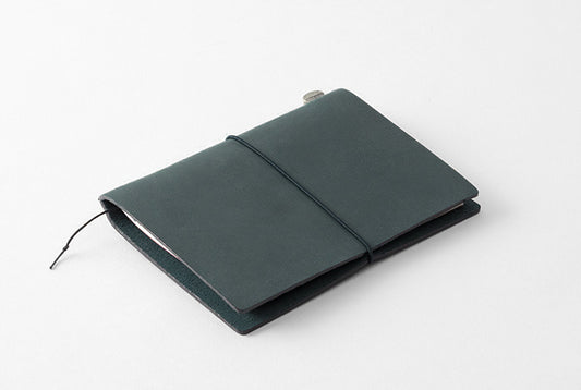 Traveler's Notebook Starter Kit (Passport Size) - Blue (15240006) — front view