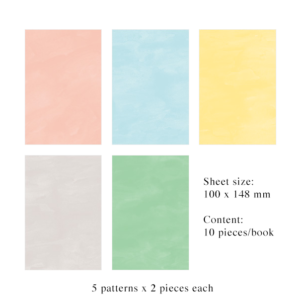 Hitotoki Masking Tape Book (Postcard Size) Plane — in use