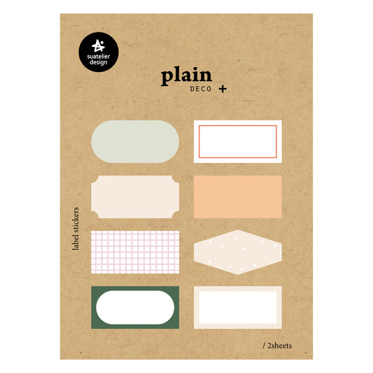 Suatelier Sticker — Plain.59 — sheet front